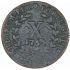 D. José I X Réis 1754, data emendada 47/54, cobre